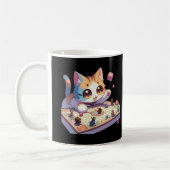 Cat Throwing Dice Tabletop Game Kaffeetasse (Links)