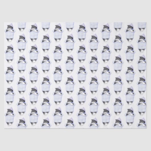 CAT-Tissue (NACHTSHIRT) Seidenpapier (Vorderseite)