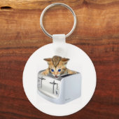 Cat Toaster Schlüsselanhänger (Vorderseite)