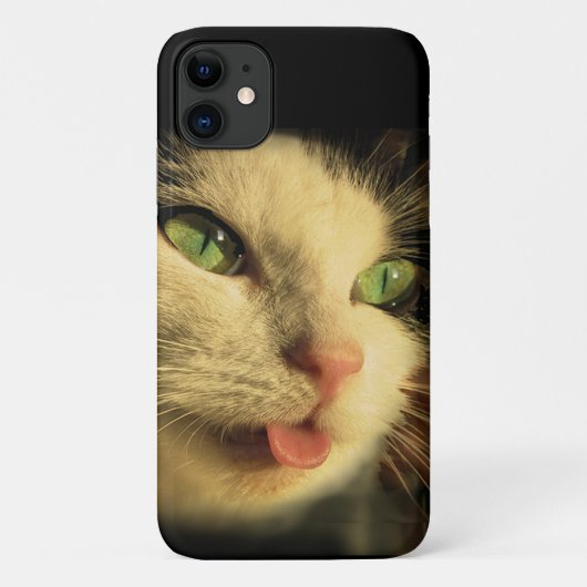 Cat Tongue Case-Mate iPhone Hülle (Rückseite)