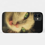 Cat Tongue Case-Mate iPhone Hülle (Rückseite (Horizontal))
