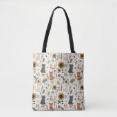 Cat Tote Bag Tasche (Vorderseite)