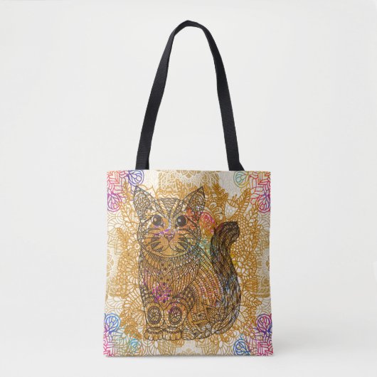 Cat Tote Bag Tasche (Vorderseite)