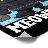 Cat Train My Meowscles Funny Gym Workout Cat Women Poster (Ecke)