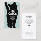 Cat Trainer Verhaltenskarte Visitenkarte (Vorne/Hinten)