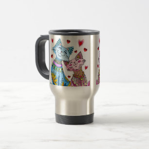 Cat Travel Mug Reisebecher