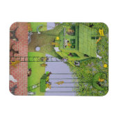 Cat Tree House Magnet (Horizontal)