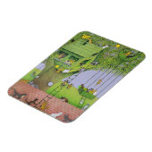 Cat Tree House Magnet (Linke Seite)
