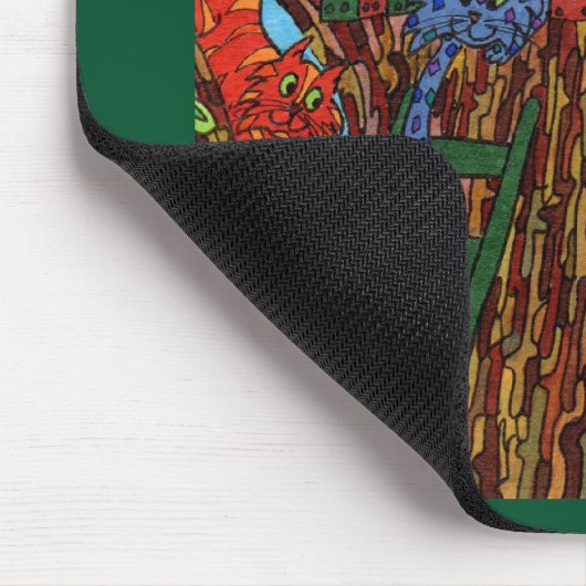 Cat Tree House Mousepad (Ecke)