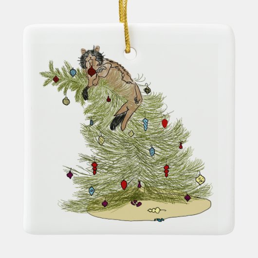 CAT TREE ORNAMENT  (Vorderseite)