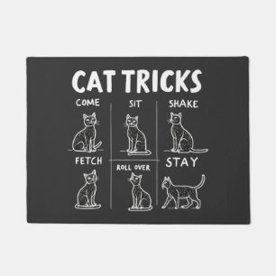 Cat Tricks Purr Fectly Unglaublich witzig Feline F Fußmatte