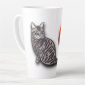 Cat trifft den Vollmond Milchtasse (Linke Ecke)