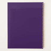 Cat Trippy Psychedelic Pop Art Planer (Rückseite)