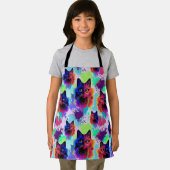 Cat Trippy Psychedelic Pop Art Schürze (Insitu)