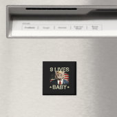 Cat Trump 9 Lives Ba Magnet (In Situ (Geschirrspüler))