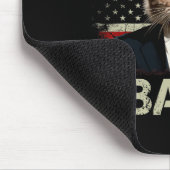 Cat Trump 9 Lives Ba Mousepad (Ecke)