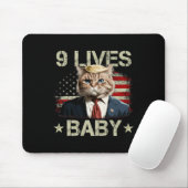 Cat Trump 9 Lives Ba Mousepad (Mit Mouse)