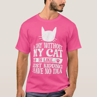 Cat Tshirt, Cat Owner, Cat Lover Geschenk, Niedlic T-Shirt