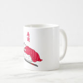 Cat Tuna Sushi Kaffeetasse (VorderseiteRechts)