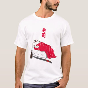 Cat Tuna Sushi T-Shirt