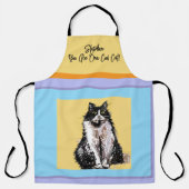 Cat Tuxedo Pastel Cats Womens Pastellfarben Schürze (Vorderseite)