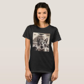 Cat UAPs Incident UFO Egypt Pyramids Aliens T-Shirt (Vorne ganz)