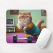 Cat-Übung auf Zuhause Mousepad (Mit Mouse)