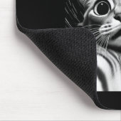 Cat Ufasion _ Funny Cat Meme Retro Alien Cat Mousepad (Ecke)