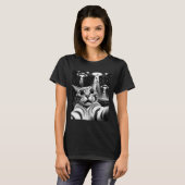 Cat Ufasion _ Funny Cat Meme Retro Alien Cat T-Shirt (Vorne ganz)
