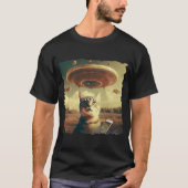 Cat UFO Selfie: Invasion / Herren Tshirt #2 (Vorderseite)
