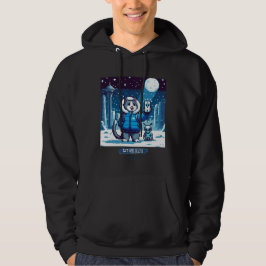 Cat UFO Selfie: Pixel Art #21 Hoodie