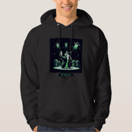 Cat UFO Selfie: Pixel Art #9 Hoodie