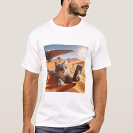 Cat UFO Selfie: Return / Herren Tshirt #6