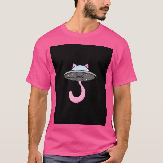 Cat Ufo T-Shirt (Vorderseite)