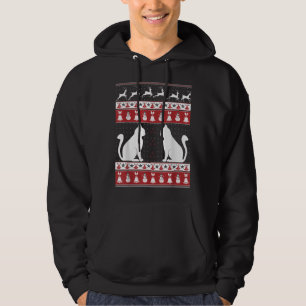 Cat Ugly Christmas Sweater Xmas Hoodie