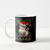 Cat Ugly Christmas Sweaters Holiday Santa Cute Xma Kaffeetasse (Links)