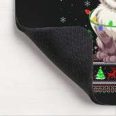 Cat Ugly Christmas Sweaters Holiday Santa Cute Xma Mousepad (Ecke)