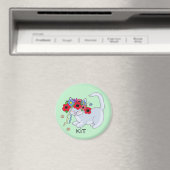 Cat Ukrainische Volkskunst Magnet (In Situ (Geschirrspüler))