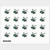 Cat Ukulele Sticker (Blatt)