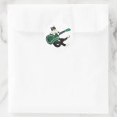 Cat Ukulele Sticker (Tasche)