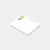 Cat und Maus Hot Air Ballon Custom Post-it Klebezettel (angewinkelt)