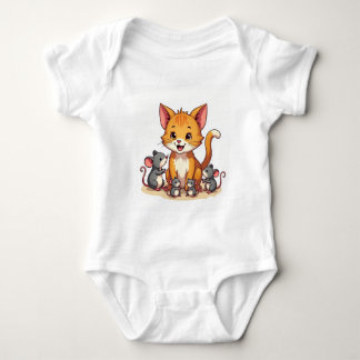 " CAT UND MIKA " BABY STRAMPLER