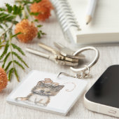 Cat- und Mouse-Design auf einem Schlüsselanhänger (Vorderseite rechts)