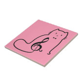 CAT UND MUSIKNOTE FLIESE (Seite)