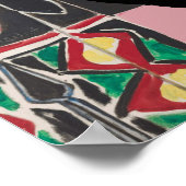 Cat Under Window, add text Poster (Ecke)