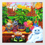 Cat Uni Master Fensteraufkleber (Blatt)