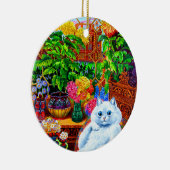 Cat Uni Master Keramik Ornament (Rechts)