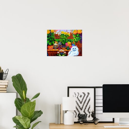 Cat Uni Master Poster (Heimbüro)