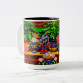 Cat Uni Master Zweifarbige Tasse (Vorderseite Links)