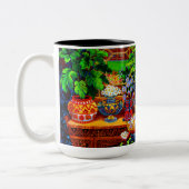 Cat Uni Master Zweifarbige Tasse (Links)